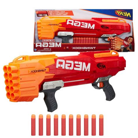 nerf n strike mega|nerf mega twinshock.
